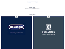 Tablet Screenshot of dlradiators.com